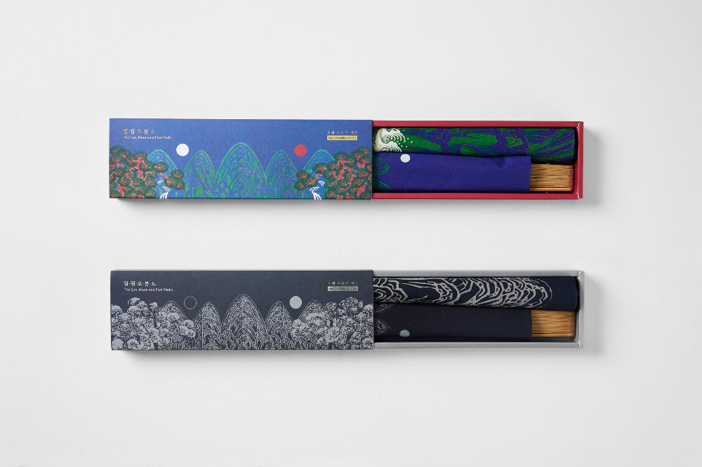 Ilwol Obongdo Fan & Handkerchief Set