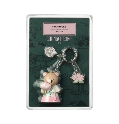 Starbucks Annyeong Chungcheong Bearista Keychain