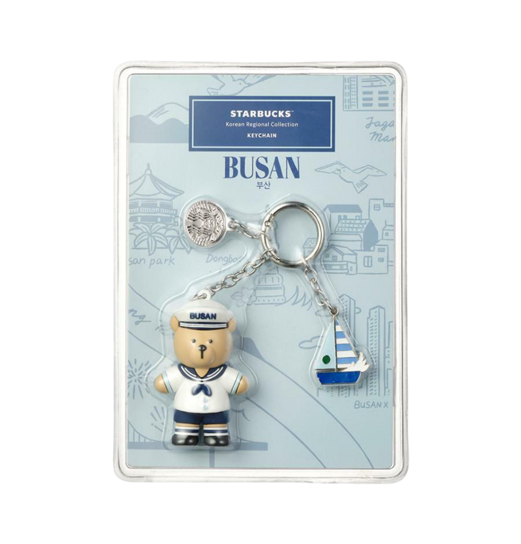 Starbucks Annyeong Busan Bearista Keychain