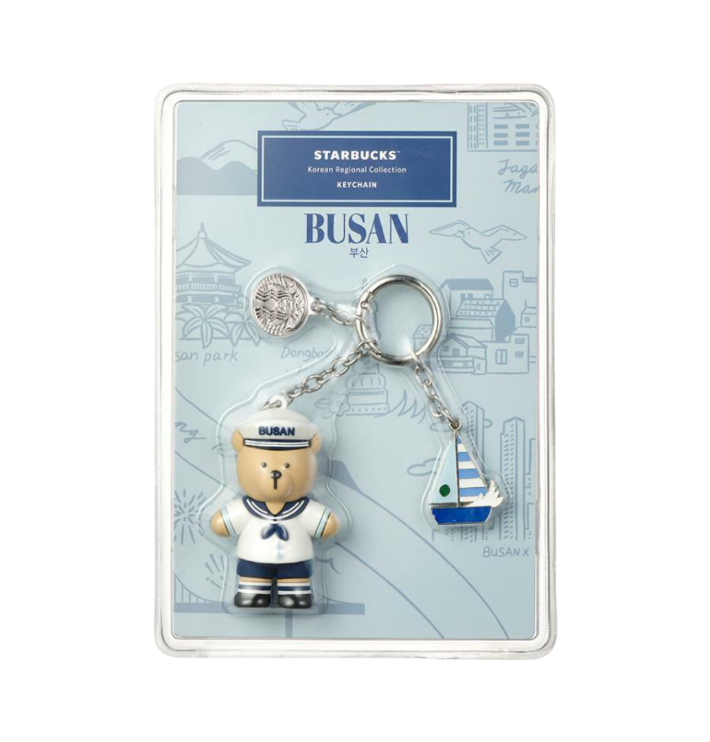 Starbucks Annyeong Busan Bearista Keychain