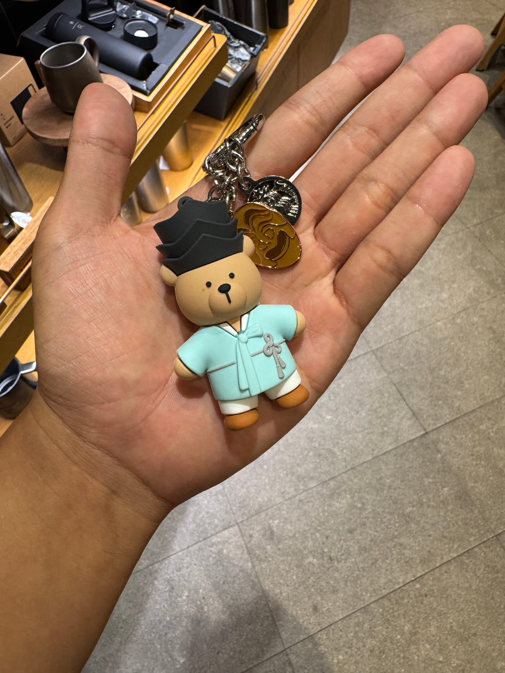 Starbucks Annyeong Gyeongsang Bearista Keychain