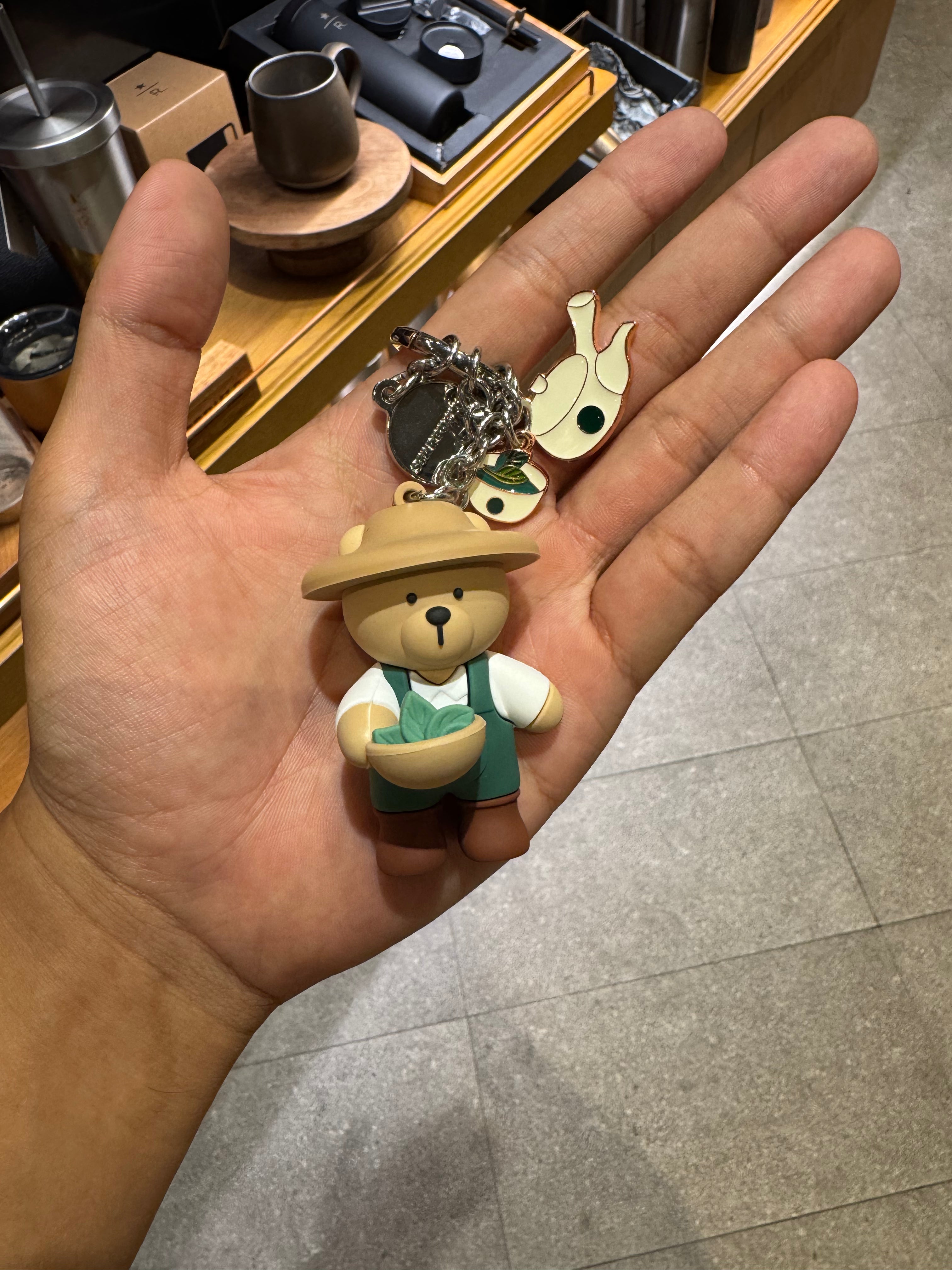 Starbucks Annyeong Jeolla Bearista Keychain