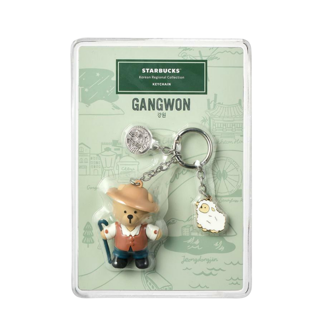 Starbucks Annyeong Gangwon Bearista Keychain