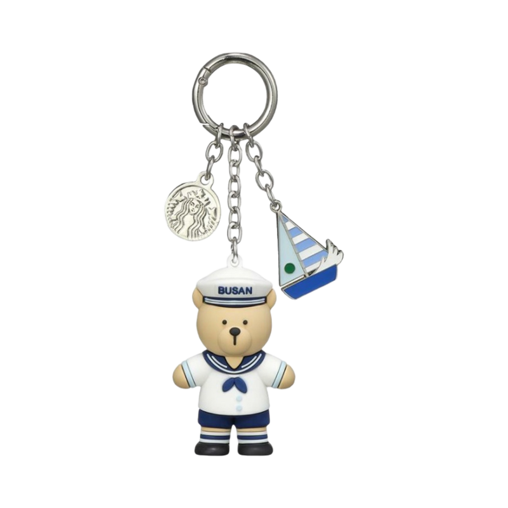 Starbucks Annyeong Busan Bearista Keychain